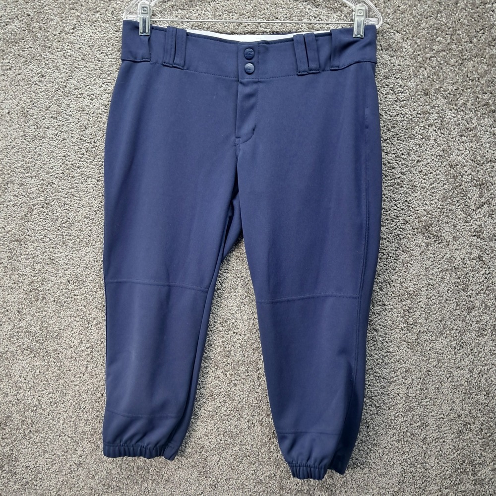 Champro Women Navy Blue Softball Baseball Pants‎ Knickers Large Reinforced Knee